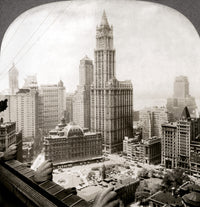 Woolworth Building poster print showcasing historic New York City architecture.