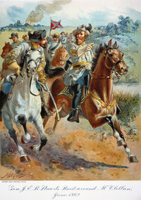 Jeb Stuart's Cavalry 1862 Fine Art Print after H.A. Ogden