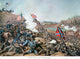 Battle of Franklin 1864 Lithograph Print by Kurz & Allison