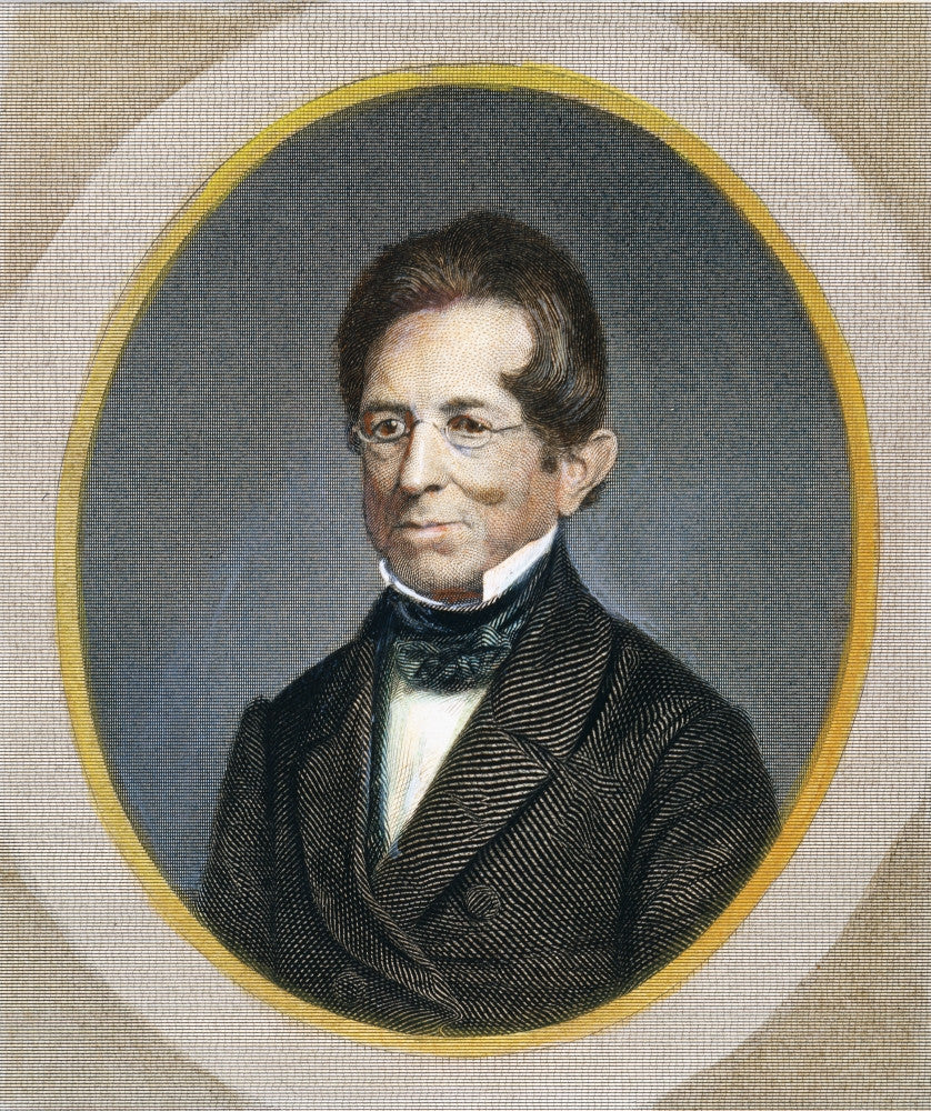 Thomas Hopkins Gallaudet 19th Century Engraving Poster Print by Granger Collection