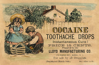 Cocaine Medicine Ad Fine Art Print from 1885 - American Trade Card