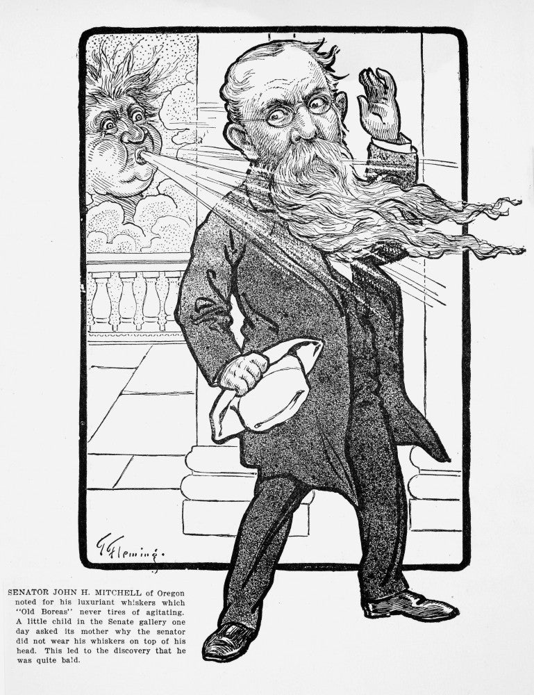 John Hipple Mitchell Caricature Fine Art Print (1902)