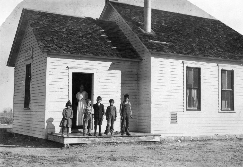 Colorado Schoolhouse, 1915 Fine Art Print by Lewis Hine