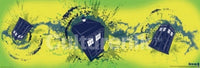 Doctor Who Tardis Taking Off Slim Poster Print