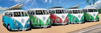 Volkswagen Camper Beach Poster Print - 62x21 Rolled Poster