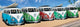 Volkswagen Camper Beach Poster Print - 62x21 Rolled Poster