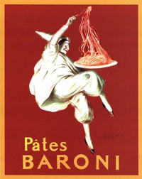 Pates Baroni art poster by Leonetto Cappiello, 8 x 10 size.