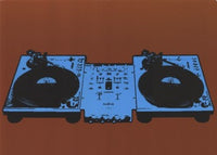 Coffin Turntables - Steez Poster Print showcasing creative design.