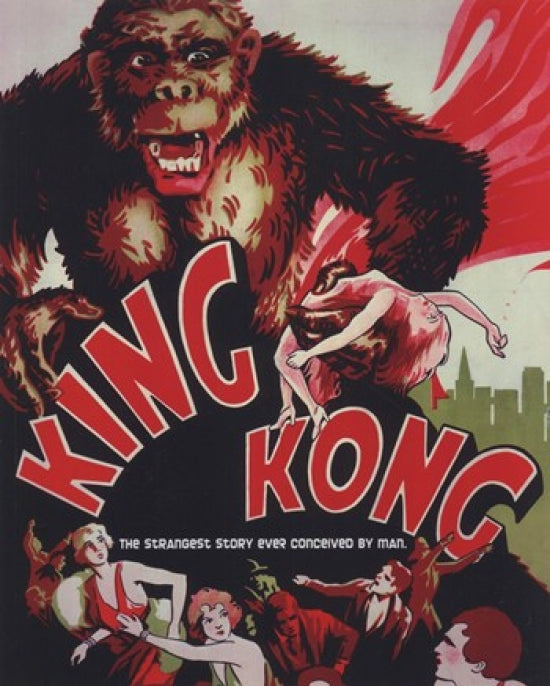 King Kong - Strangest Story Poster Print, 8 x 10 inches, cinematic artwork