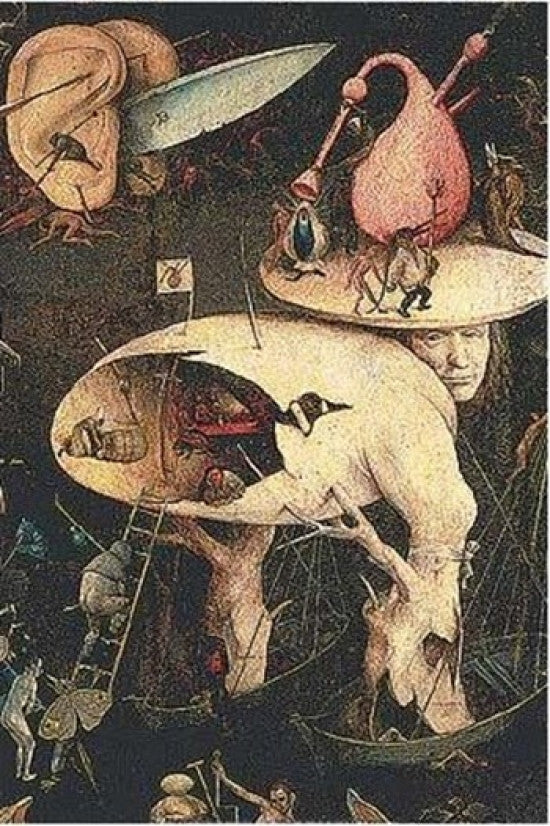 Garden of Earthly Delights Mural Poster Print by Hieronymus Bosch