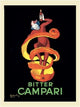 Bitter Campari Poster by Leonetto Cappiello showcasing vibrant colors and iconic design.