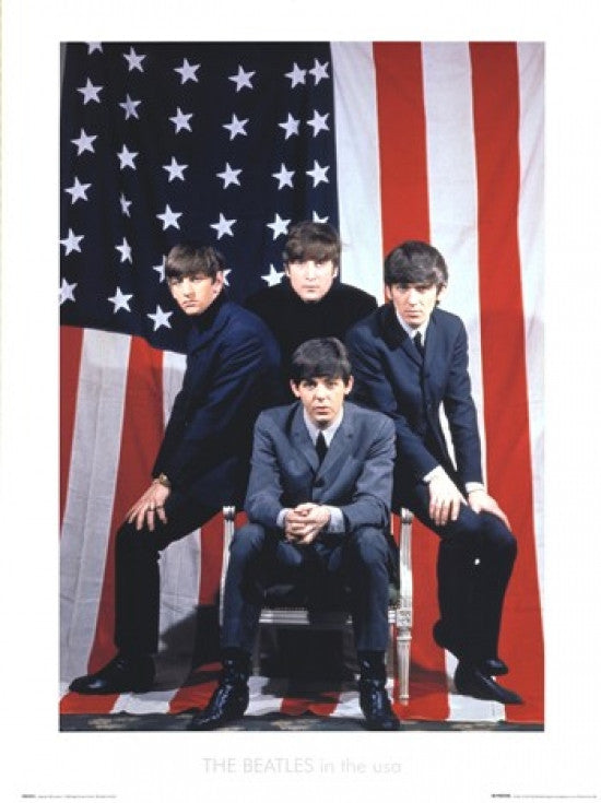 Beatles USA Poster Print - 22x30 Rolled Poster