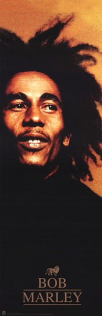 Bob Marley Red Slim Poster Print - 12x36 Rolled Art