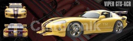 Dodge Viper GTS-ACR Poster Print showcasing the iconic sports car design.