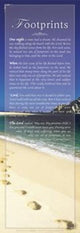 Footprints Slim Print Poster - 12x36 Rolled Poster