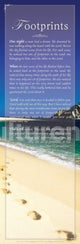 Footprints Inspirational Quote Poster Print - 36x12