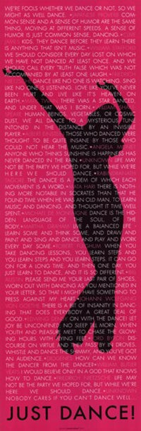 Just Dance Poster Print - Rolled Artwork 12x36
