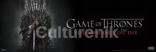 Game Of Thrones Iron Throne Slim Poster Print - 36x12