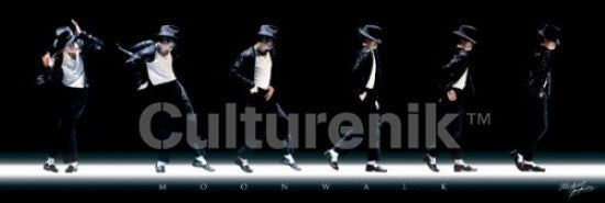 Michael Jackson Moonwalk Poster Print - 36x12 Rolled Artwork