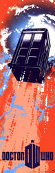 Doctor Who Tardis Taking Off Door Poster Print - 12x36