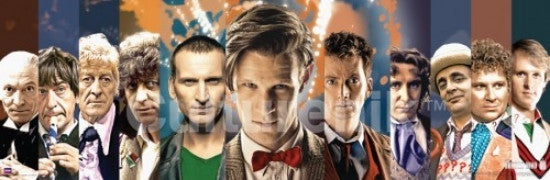 Doctor Who - Doctors Collage 2 Rolled Poster Print