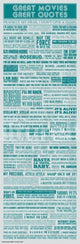 Great Movies - Great Quotes Rolled Poster Print