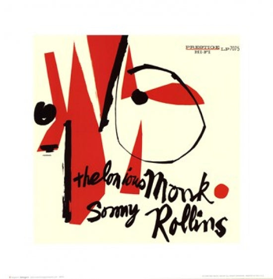 Monk & Rollins Poster - Square Art Print