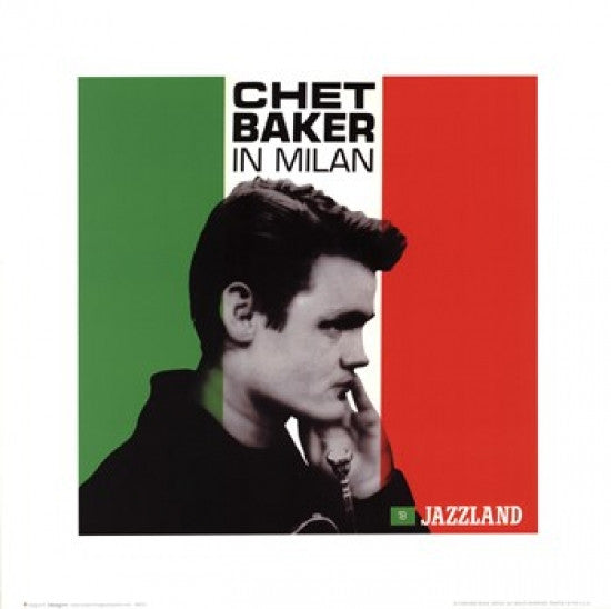 Chet Baker - Milan Rolled Poster Print