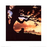 Gone with the Wind Silhouette Poster - 16x16