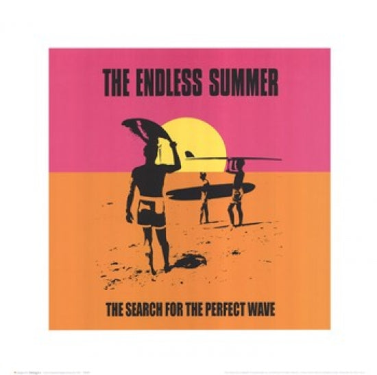 Endless Summer Classic Poster Print - 16 x 16 inch.