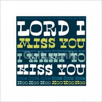 Rolling Stones Miss You Poster 16x16 - Classic Rock Art