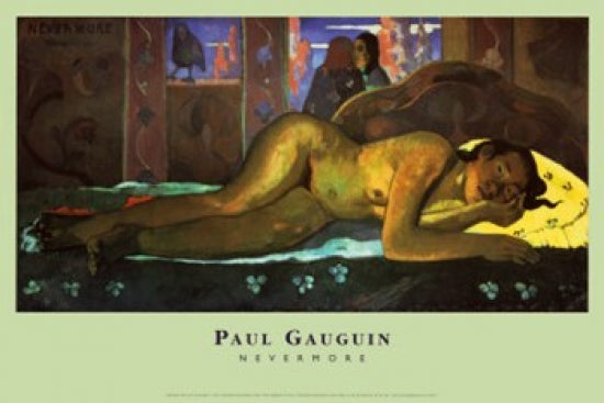 Nevermore Poster by Paul Gauguin - Beautiful wall art print