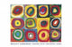 Farbstudie Quadrate Art Poster by Wassily Kandinsky - Colorful Abstract Design