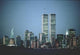 Twin Towers Nightfall Poster Print - 34x22 Rolled Art