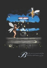 Fairy Fireflies Poster Print - Enchanting Home Décor