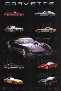 Evolution-Corvette Poster Print - 24x36 Rolled Poster