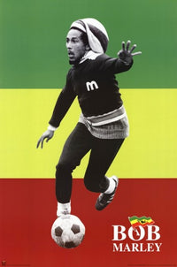 Bob Marley - Soccerrasta Rolled Poster Print 22x34