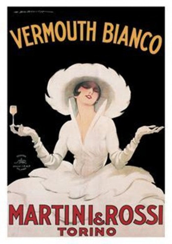 Martini Rossi Poster Print - Rolled Art for Home or Office
