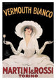 Martini Rossi Poster Print - Rolled Art for Home or Office