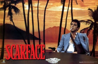 Scarface Sunset Poster - Iconic Movie Art Print (36 x 24)