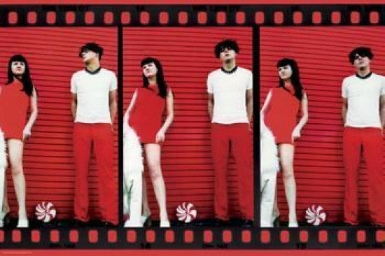 White Stripes Film Strip Poster Print - 36x24