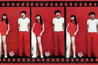 White Stripes Film Strip Poster Print - 36x24