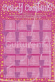 Crazy Cocktails Poster showcasing vibrant cocktail designs.