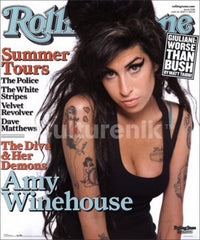 Amy Winehouse Rolling Stone Poster Print - 36x24