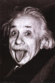 Albert Einstein Tongue Poster Print - 24x36 Rolled Poster