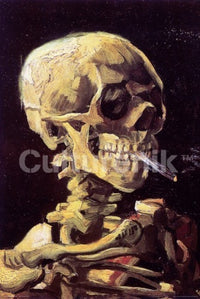 Van Gogh Skull Poster Print - 36x24 Inches | Posterazzi