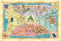 Wizard of Oz Map Rolled Poster Print - 34x22