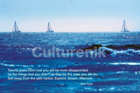 Ocean Good Day For Sailing Poster Print - 34x22