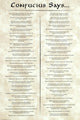 Confucius Says Poster Print - Rolled Art Print 22x34