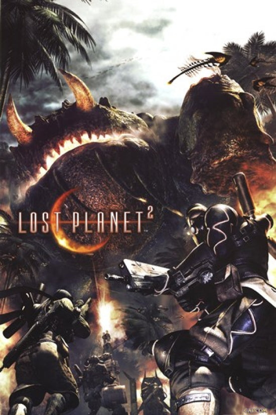 Lost Planet 2 movie poster print showcasing vibrant artwork